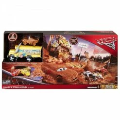 Disney Cars 3 Crazy 8 Crashers Smash & Crash Derby Playset