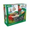 Brio Wooden Train Set Lift & Load Warehouse 32 Pieces