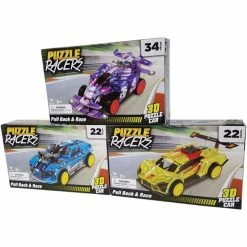 Other Puzzle Racers Pull Back Car Assorted