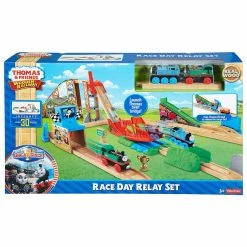 Thomas And Friends Thomas & Friends Wooden Railway Race Day Relay Set