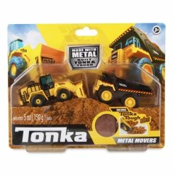 Tonka Metal Mini Movers 1:64 Scale Two Pack With Dirt Assorted