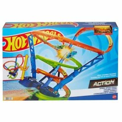 Hot Wheels Action Spiral Speed Crash Track Set