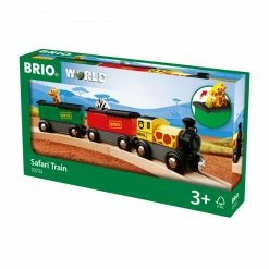 Brio Wooden Train Vehicle Safari Train 3 Pieces