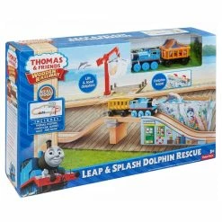 Thomas And Friends Thomas & Friends Wooden Railway Leap & Splash Dolphin Rescue Set