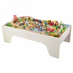Other Wooden Train Table & 100 Piece Train City Set