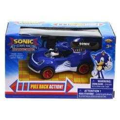 Sonic The Hedgehog Sonic All Stars Pull Back Racing Car